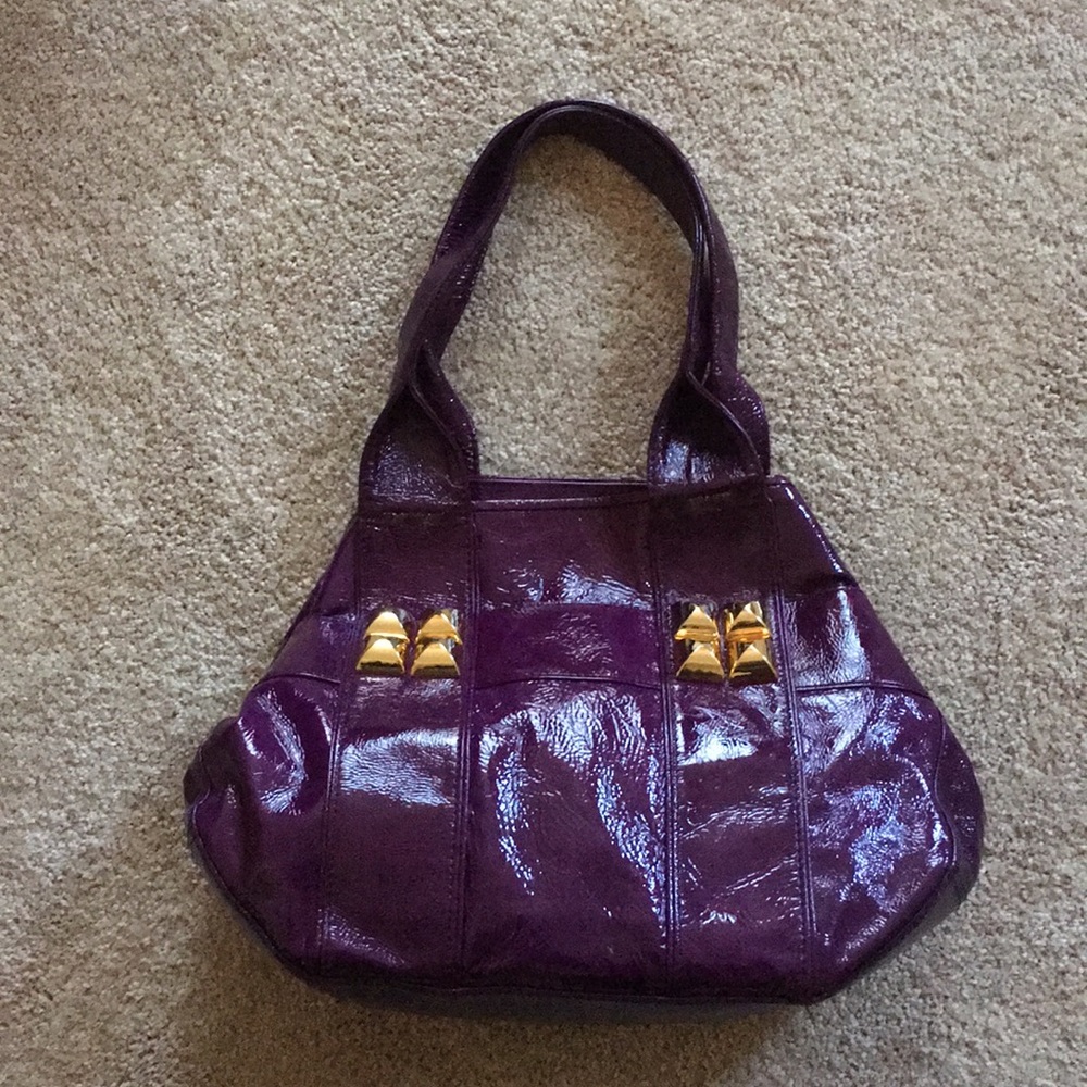 Shih Patent Leather Handbag
